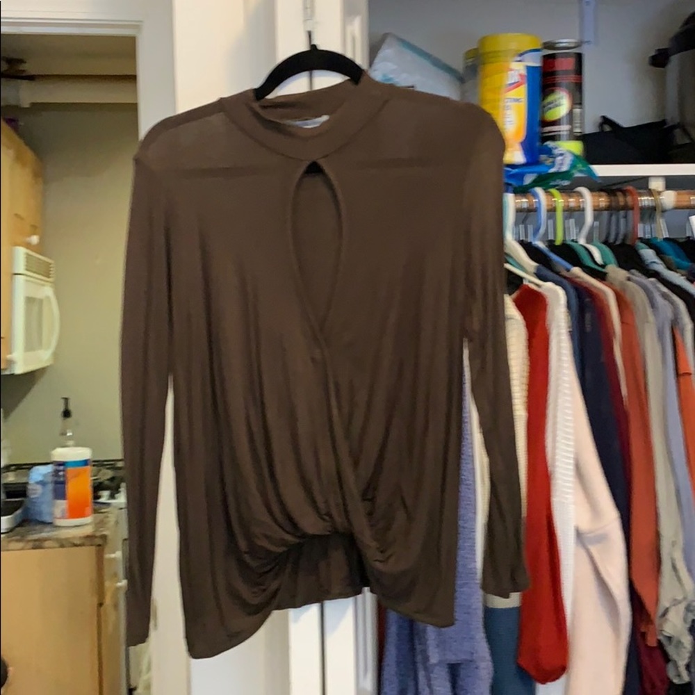 Olive green shirt